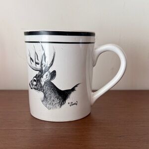 Gander Mountain Ceramic Buck Deer Coffee  Mug Tea Cup. Al Agnew